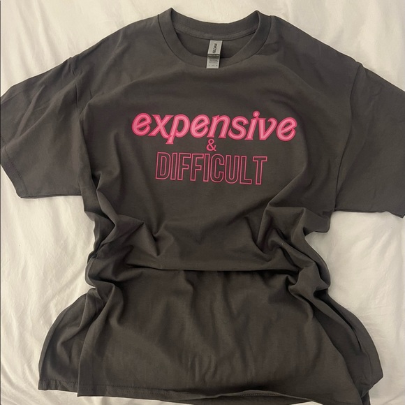 Barbie Print Charcoal Shirt- NEVER WORN - Picture 3 of 3